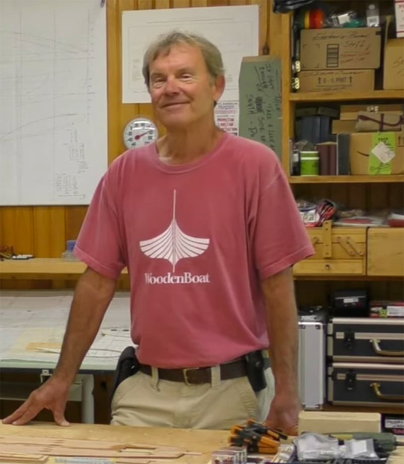 WoodenBoat School Director Rich Hilsinger, not wearing Phillies swag