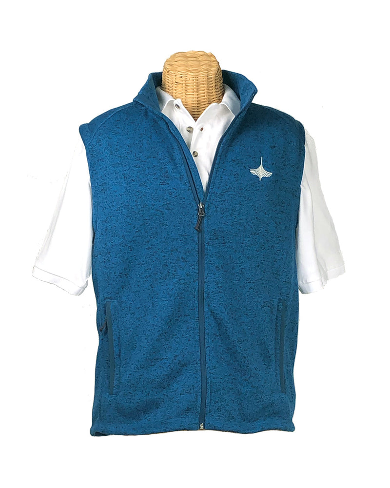 Sweater Vest - Heather Blue