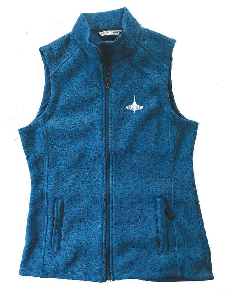 Sweater Vest - Blue Heather