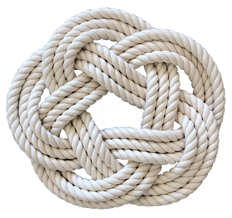 Large Sailor's Knot Cotton Line Trivet