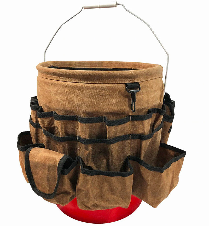 Readywares Waxed Canvas Tool Bucket Organizer