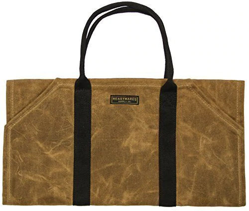 Waxed Canvas Log Carrier