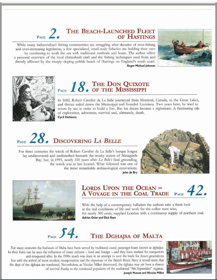 Maritime Life and Traditions
