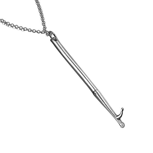 Silver Boat Hook Necklace